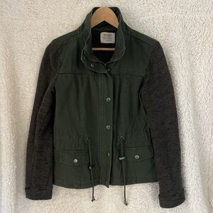 Army green coat